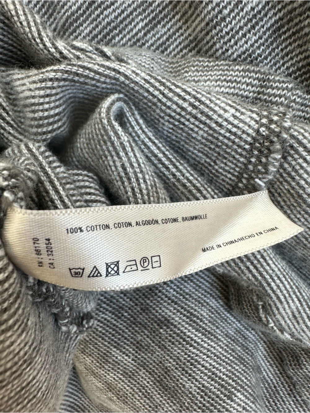 Saturday Sunday Anthro Heathered Gray Smocked Bodice Sleeveless Mini Dress - Picture 5 of 5